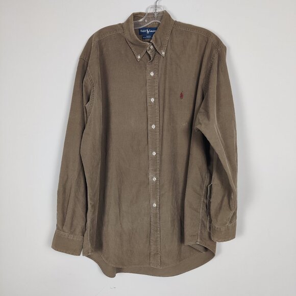 Ralph Lauren Other - Vintage Ralph Lauren Men's Blake Shirt Button Down Corduroy Size Large Old Money